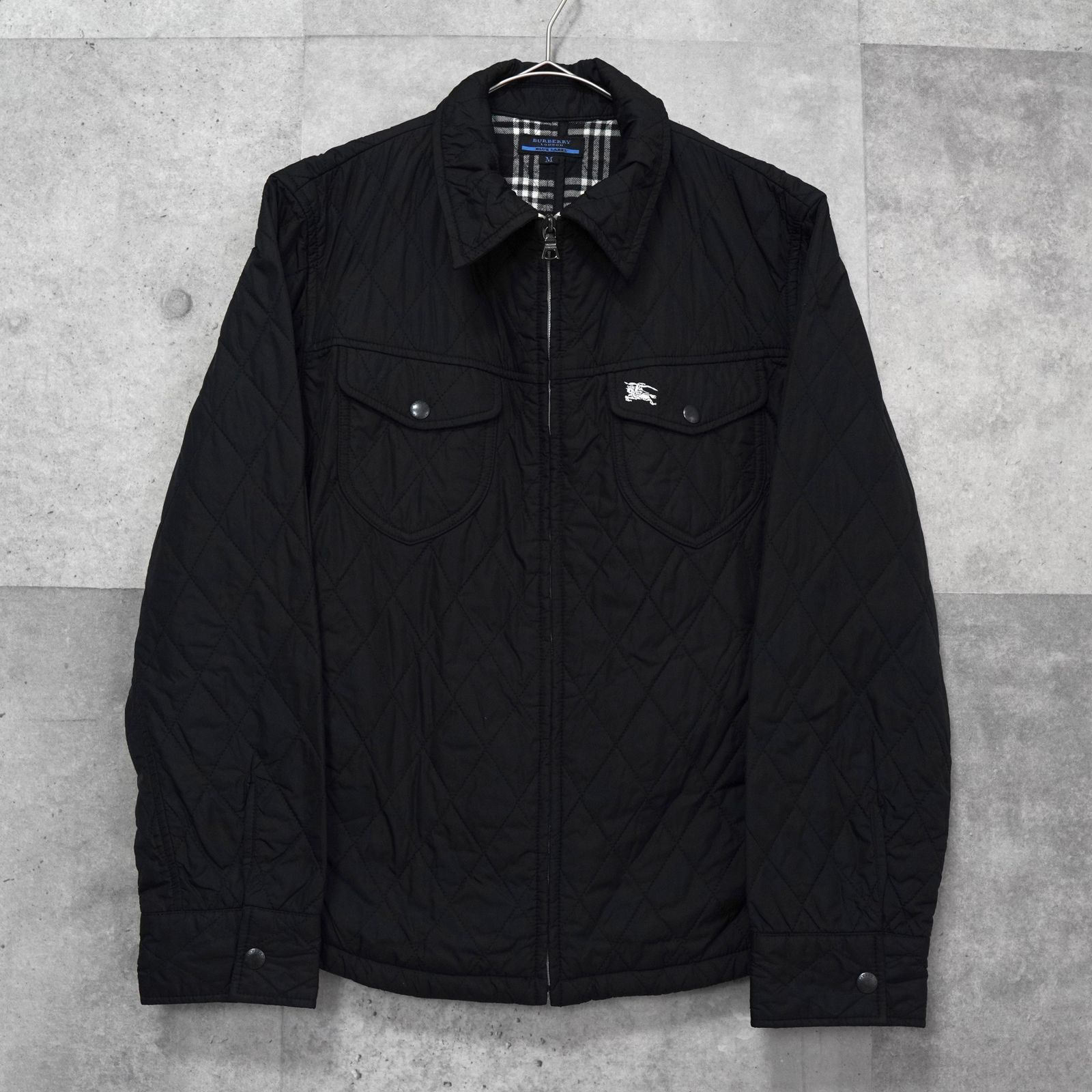 ノバチェック裏地 キルティングジャケット