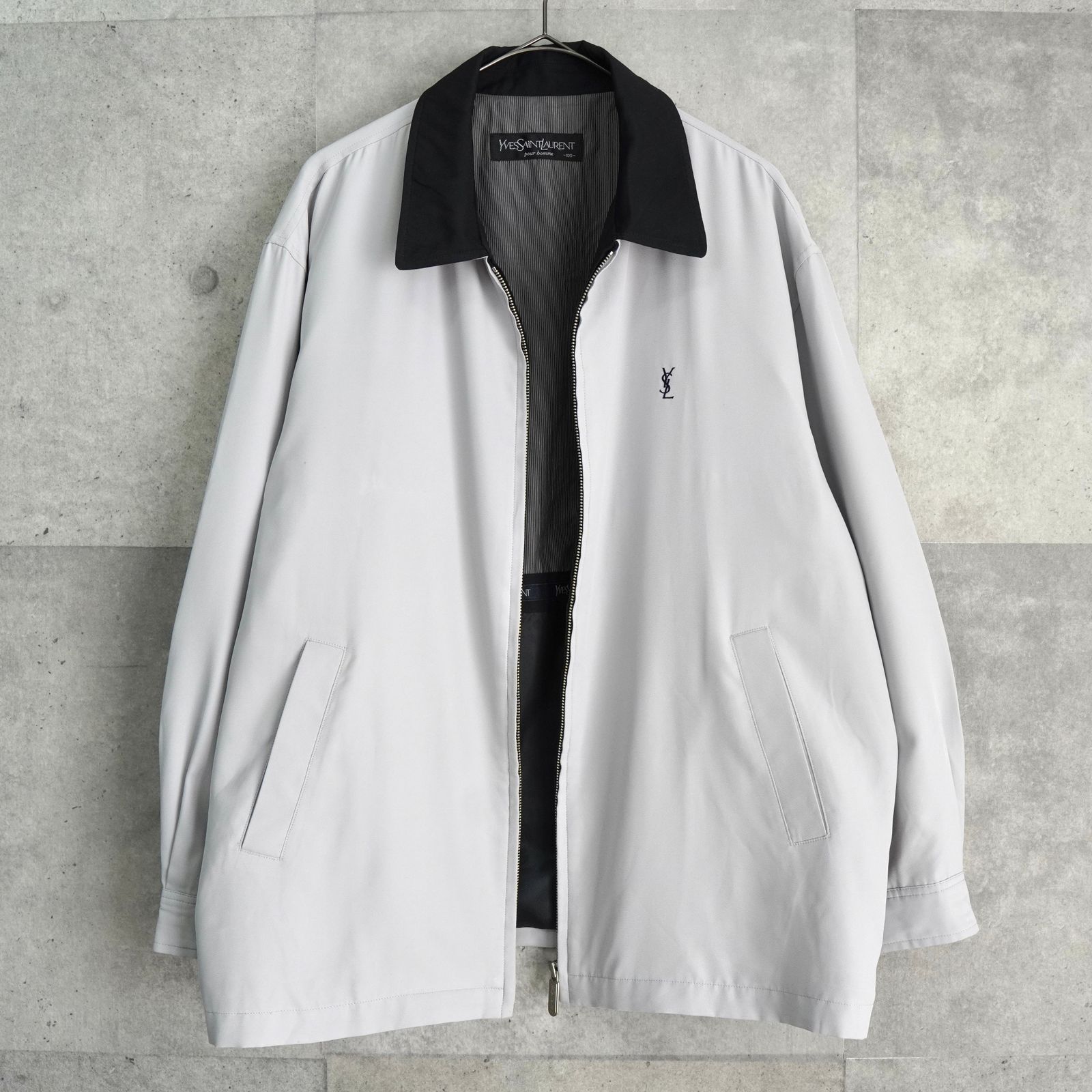 US古着◆イヴサンローラン ブルゾン ロゴ刺繍 スミクロ Yves Saint Laurent(イヴサンローラン)アイテム一覧 | ブランド古着を