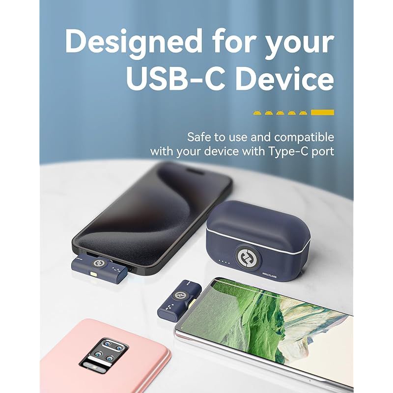 Hollyland「2024新機」Lark M2 USB Type-C-ワイヤレスマイク