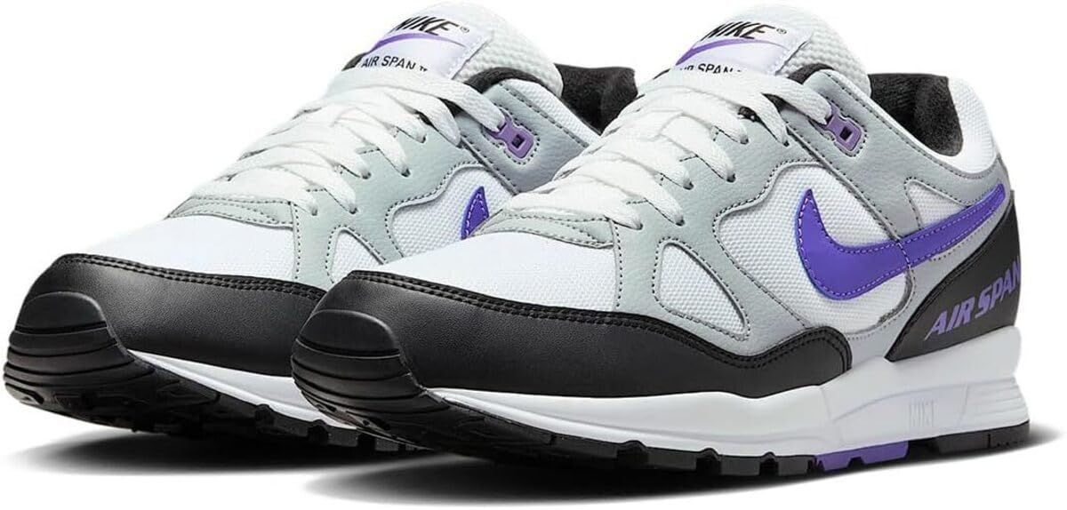 ナイキ エア スパン 2 Air Span 2 ウルフグレー ブラック ホワイト ハイパーグレープ AH8047-013 27.5cm 27.5 cm