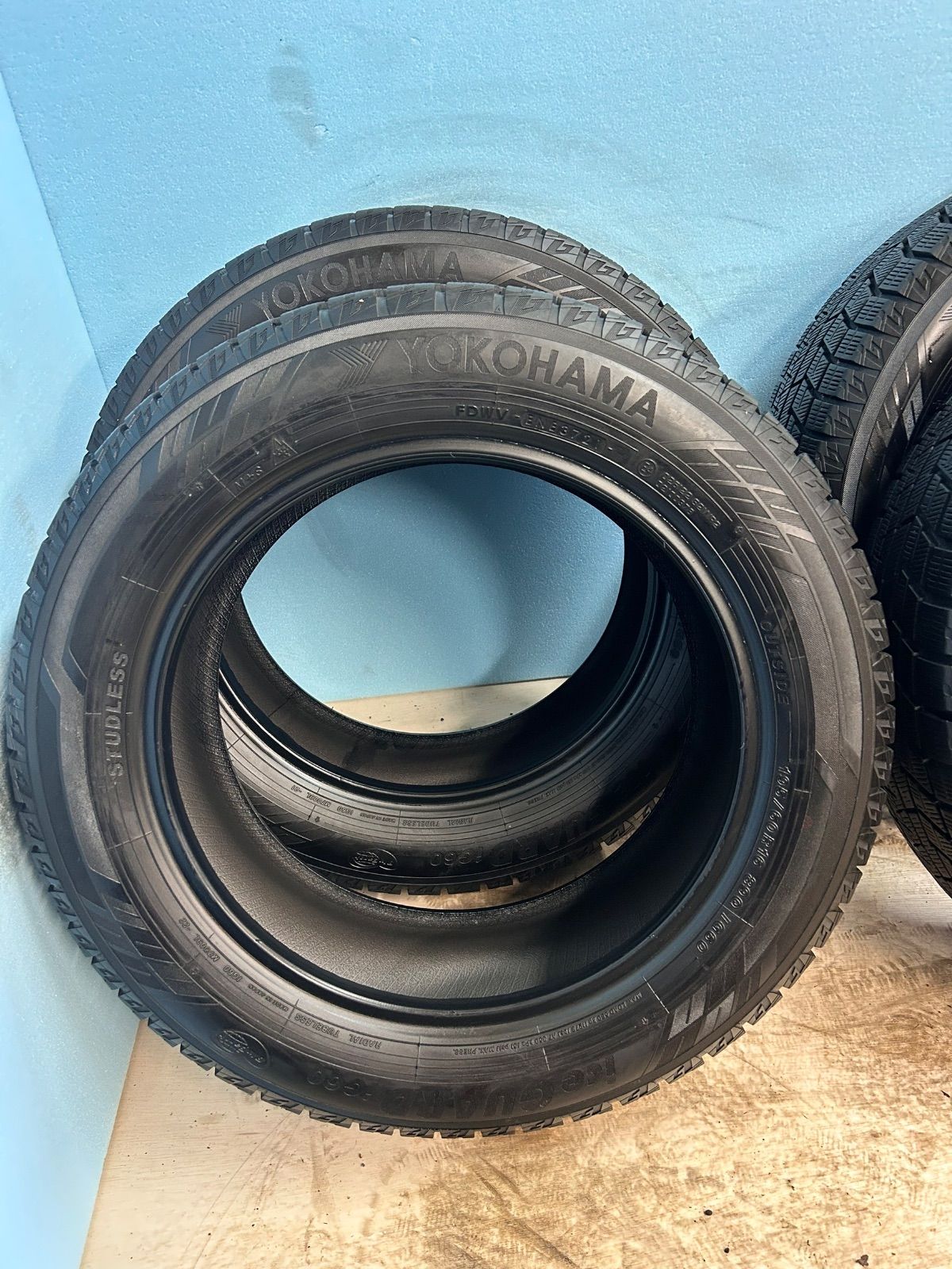 195 60 R 16 スタッドレスタイヤ ice GUARD iG 17インチ 2021年4本セット NO 17 y