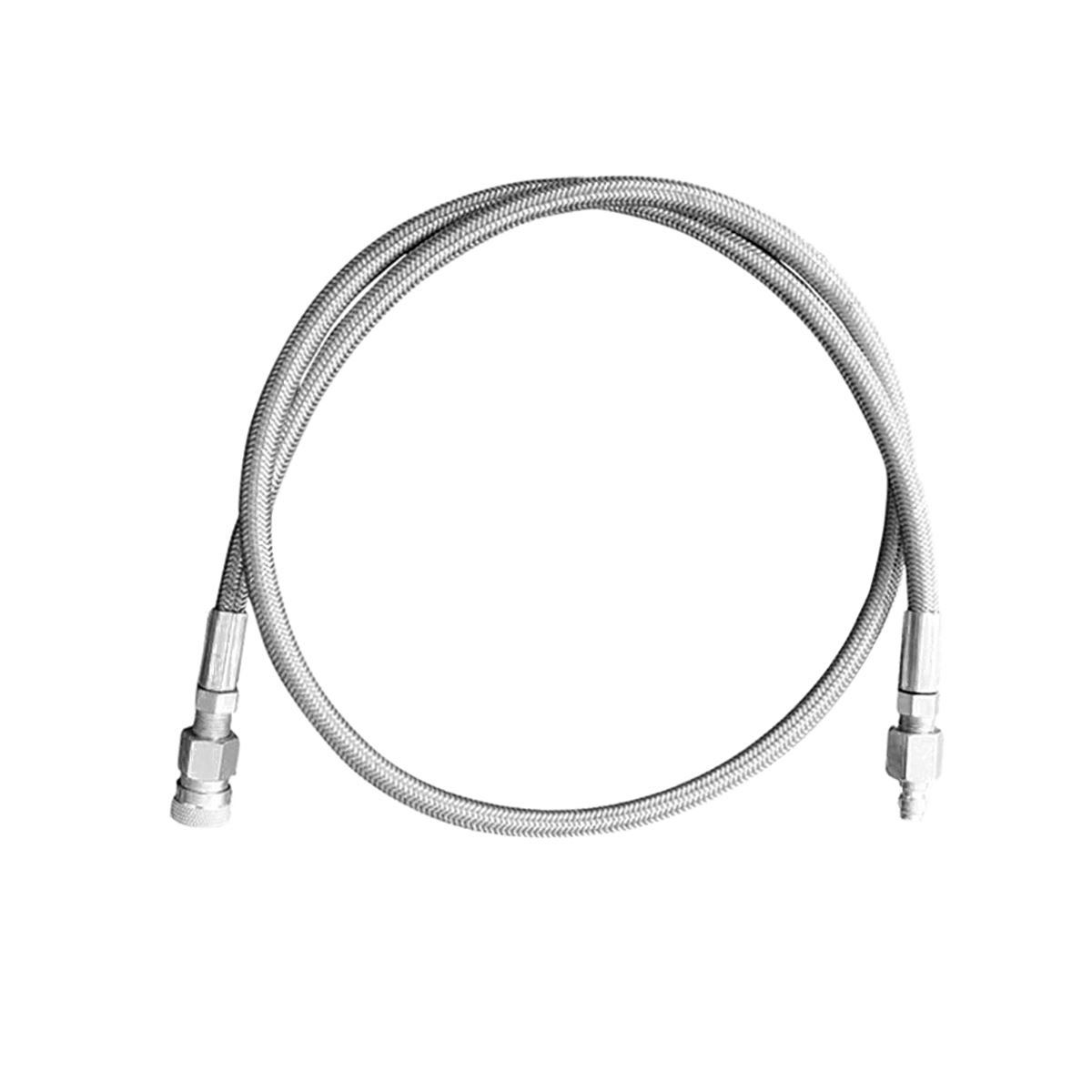 Maddog Paintball Fill Whip Hose Extension - Stainless Steel