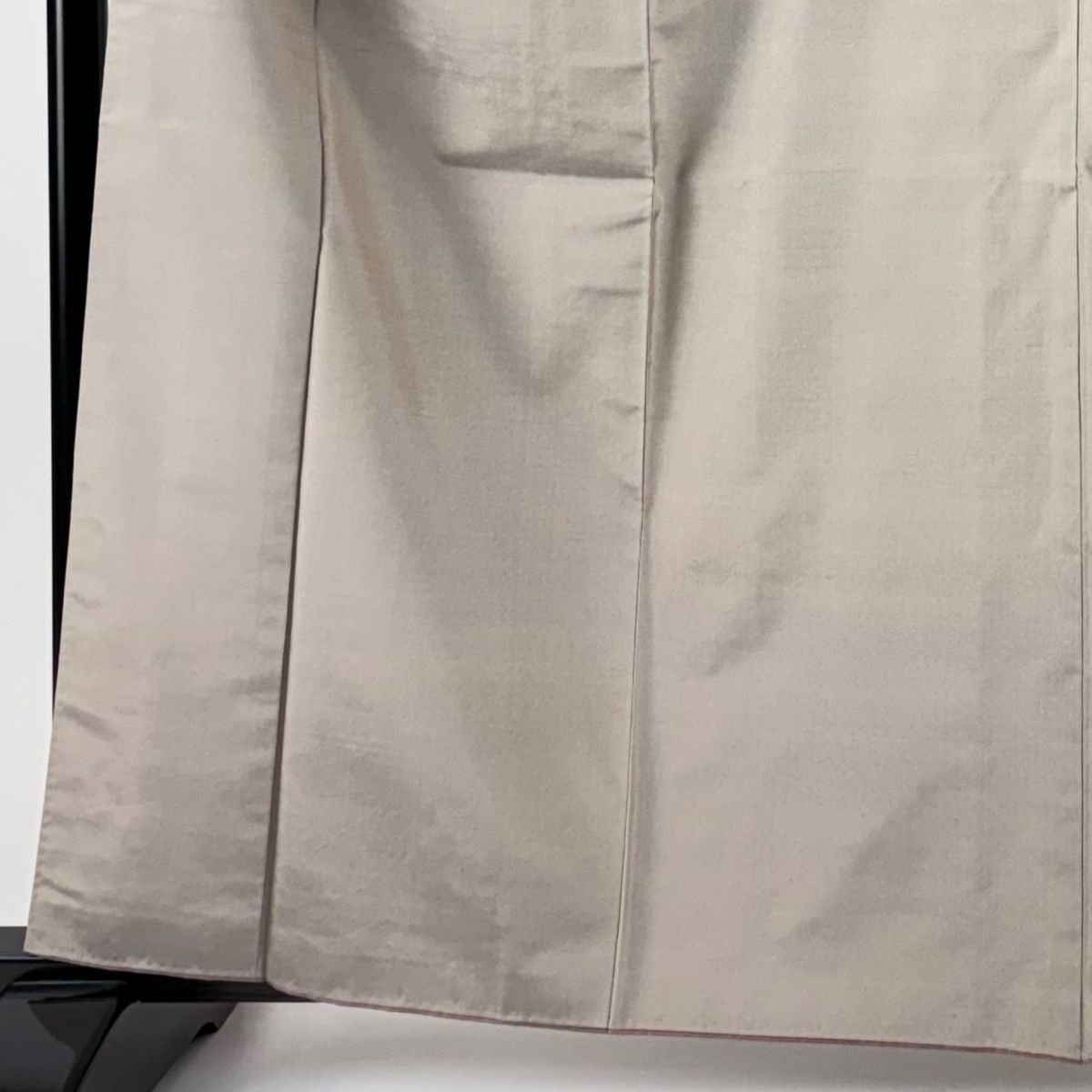 紬 身丈163 cm 裄丈65 M 袷 天蚕糸 上島洋山 ますいわ屋 落款 灰茶 正絹