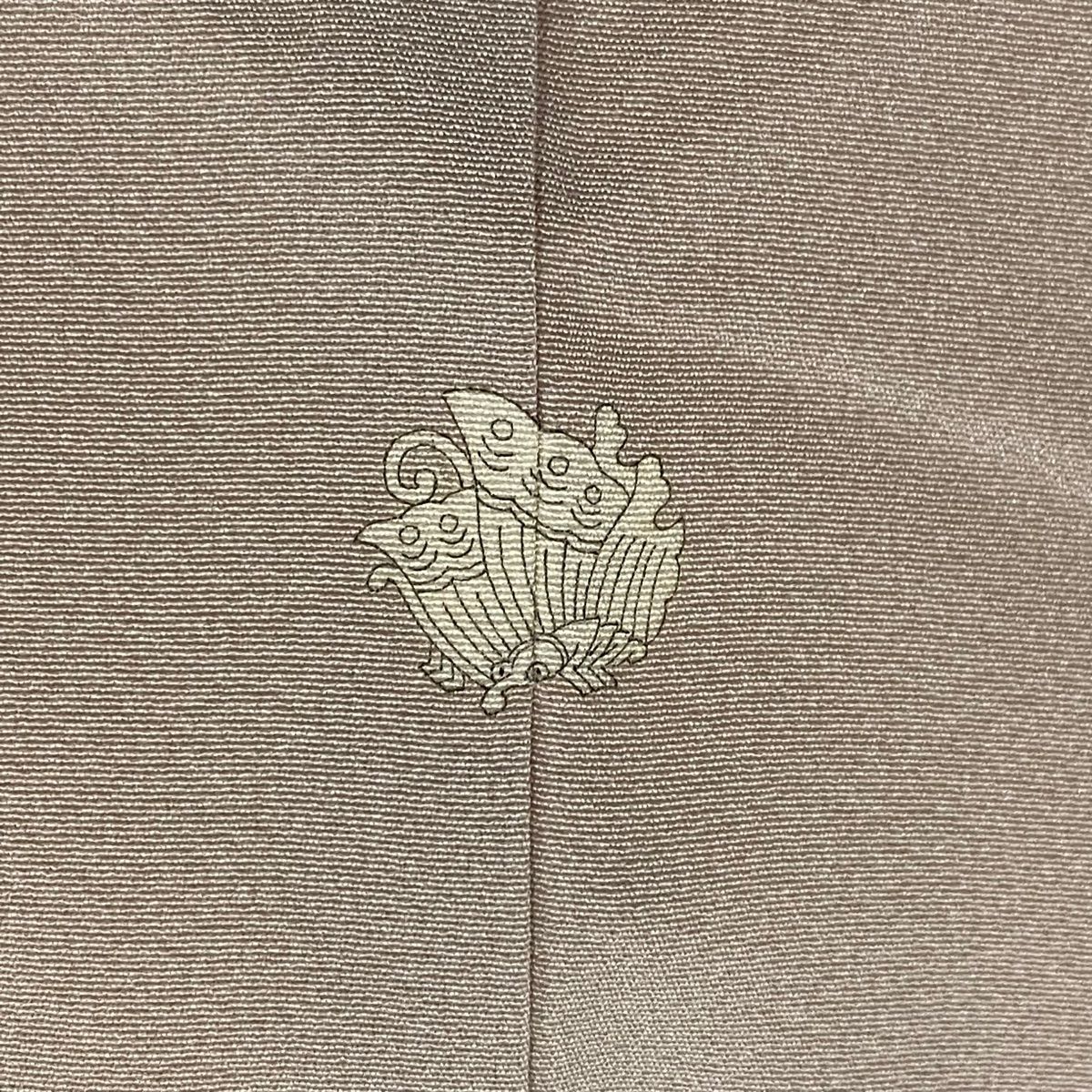  色留袖 身丈171 cm 裄丈69 L 袷 寺西一紘 落款 波に熨斗 松竹梅 染め分け 薄紫 正絹 五つ紋 色留袖 着物