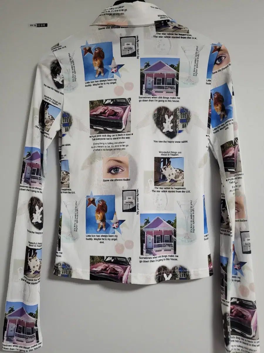 ベディー Sasha Collage Printed Shirt White