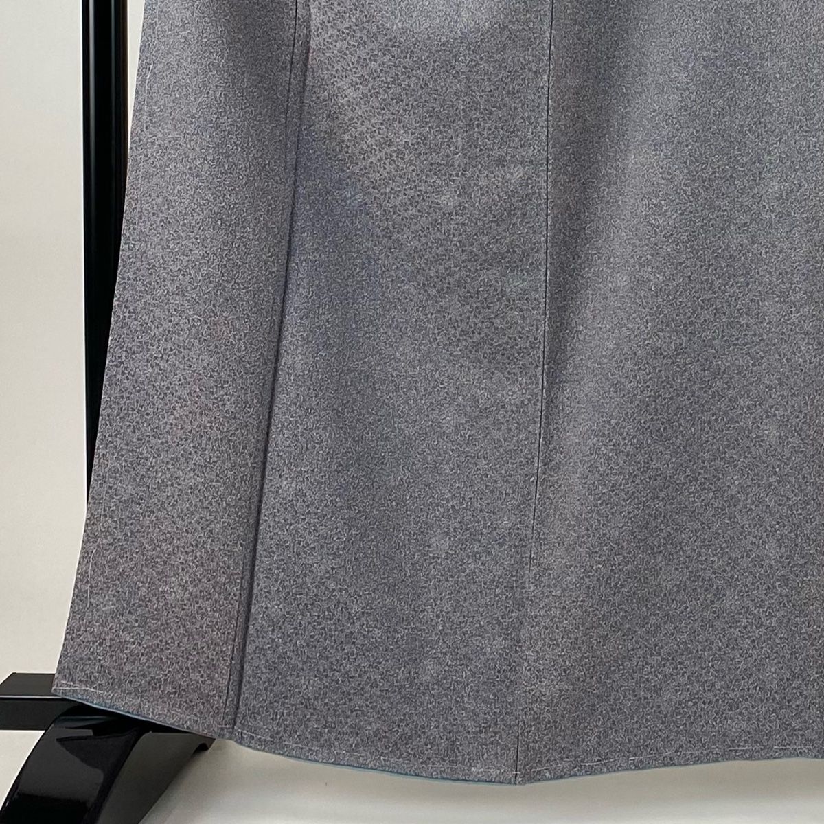 小紋 身丈161 5 cm 裄丈66 M 袷 落款 幾何学模様 青灰色 正絹 秀品