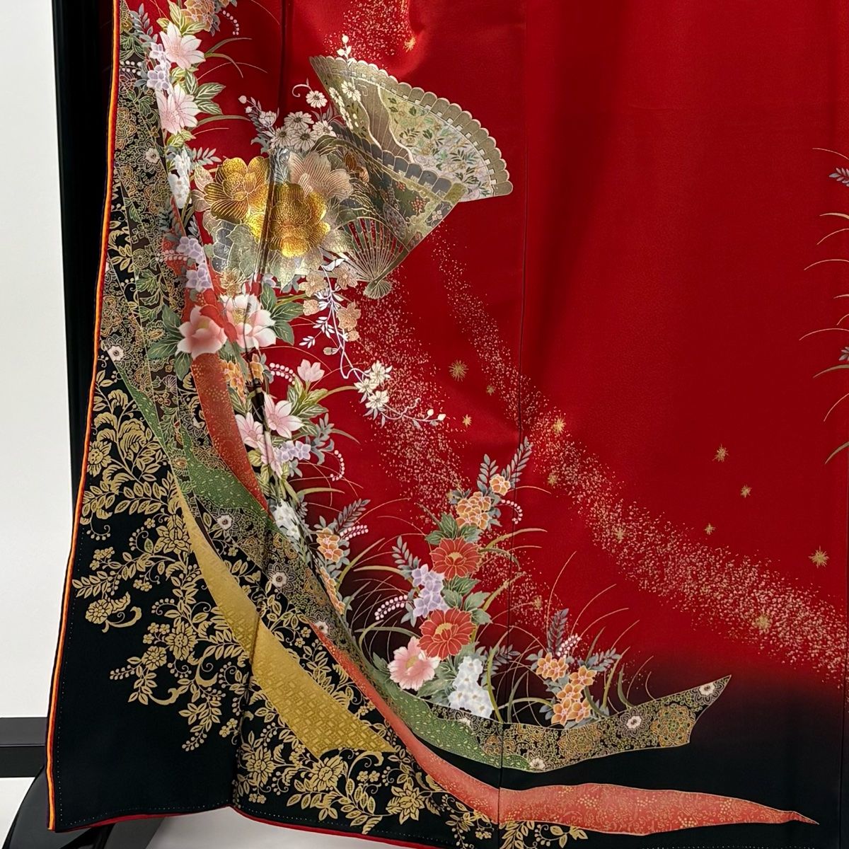 赤色 花柄振袖 桂由美着物 振袖レンタル 成人式 結婚式 着物レンタル 前撮り】成人式/振袖/桂由美