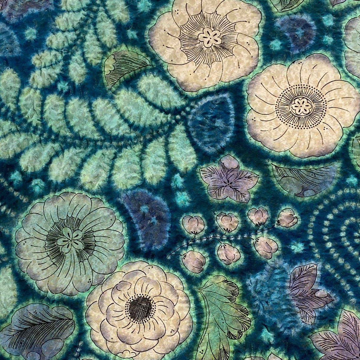 逸品!!絹 袋帯☆【辻が花】金通し 金彩絞り 抹茶 緑 グラデーション お太鼓柄 逸品!!絹 袋帯☆【辻が花】金通し 金彩絞り 抹茶 緑 グラデーション