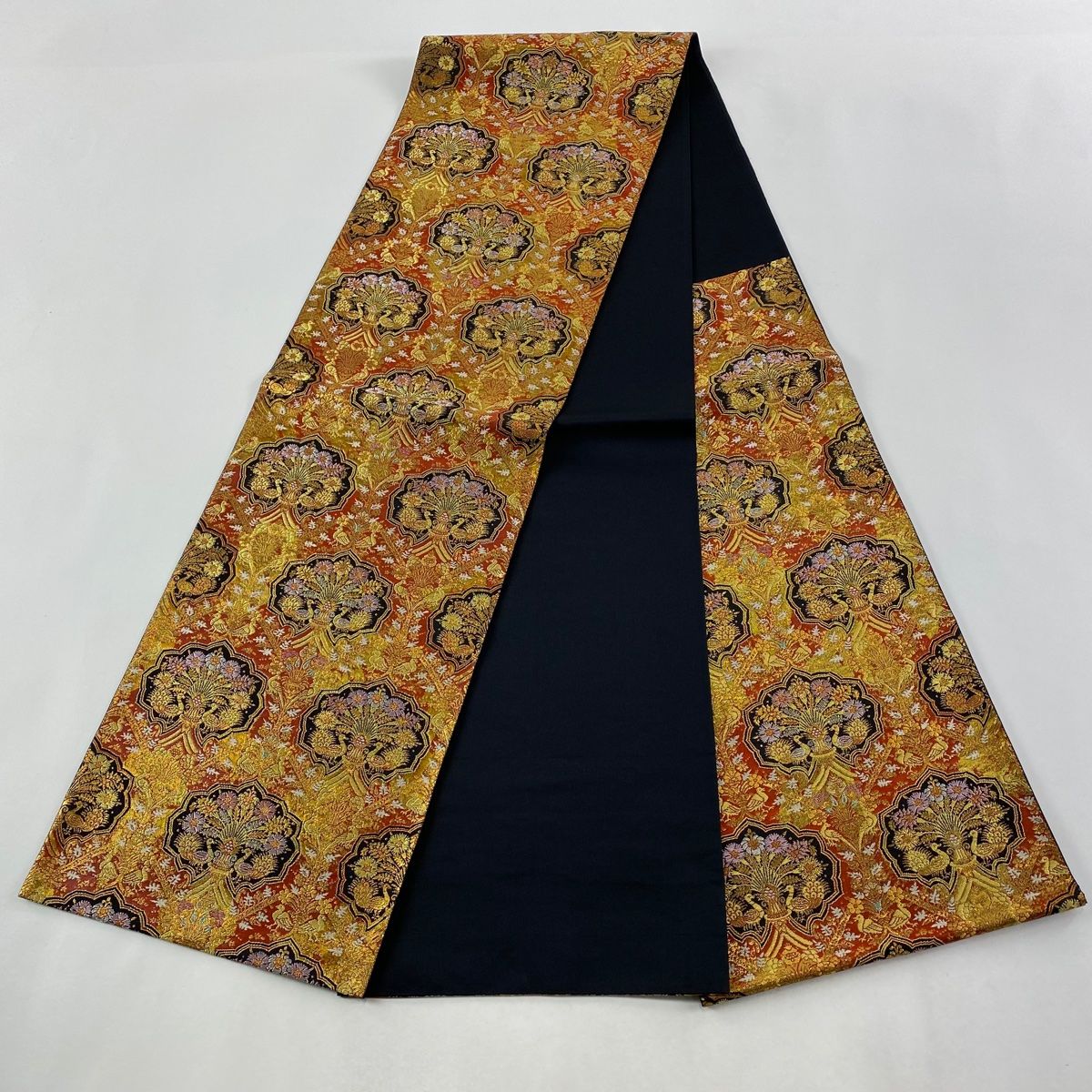 亀甲花鳥更紗文