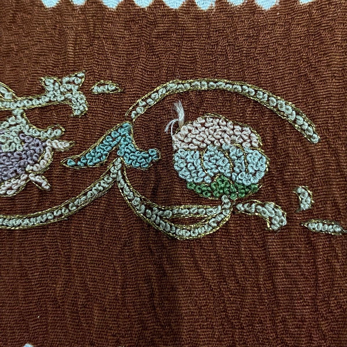 花唐草 相良刺繍