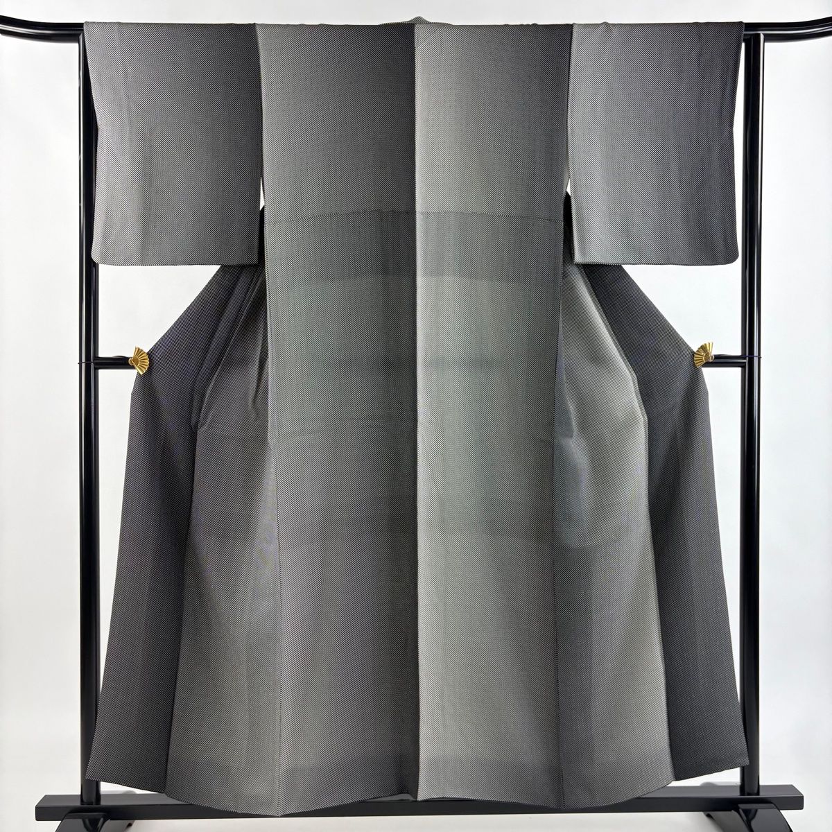 小紋 身丈156 cm 裄丈63 5 S 袷 ドット 黒 正絹 秀品