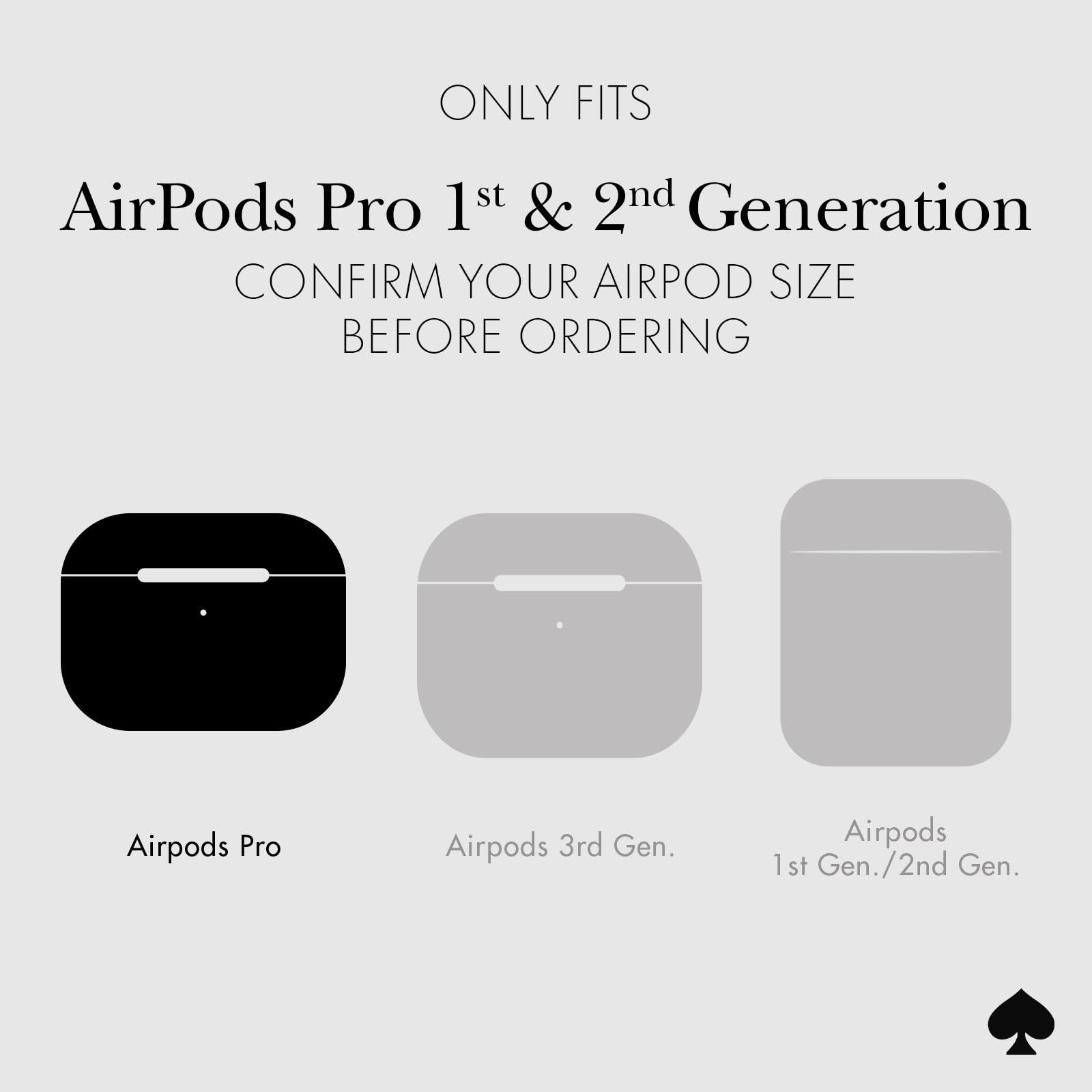 ケイト スペード ニューヨーク AirPods Pro キーホルダーリング付き保護ケース ホリーホック クリーム AirPods Pro 第2世代 第1世代対応 ホリーホック クリーム