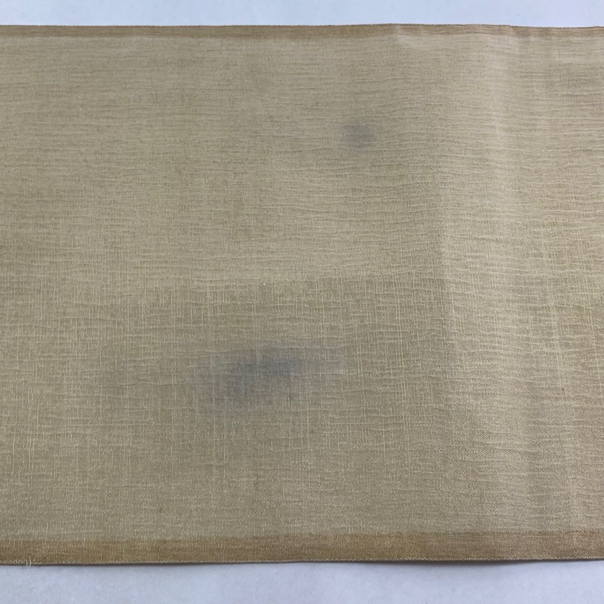  袋帯 秀品 夏帯 菱 花唐草 金糸 金色 お太鼓柄 正絹 袋帯 帯