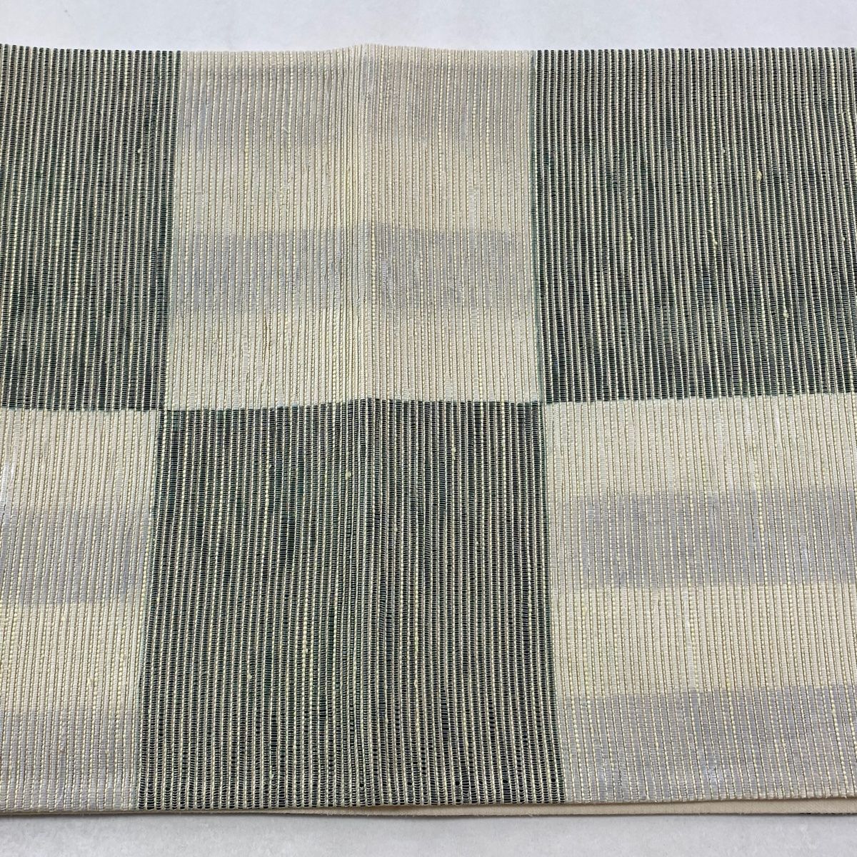 平和屋着物＊夏物 八寸名古屋帯 いろは歌 蘇芳色 麻 逸品 DAAY8506cm