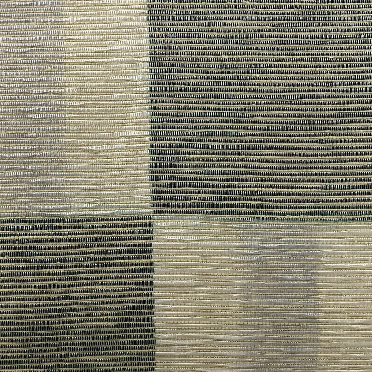 平和屋着物○九寸名古屋帯 格子柄 銀糸 正絹 逸品 CABA1063hy 楽天市場