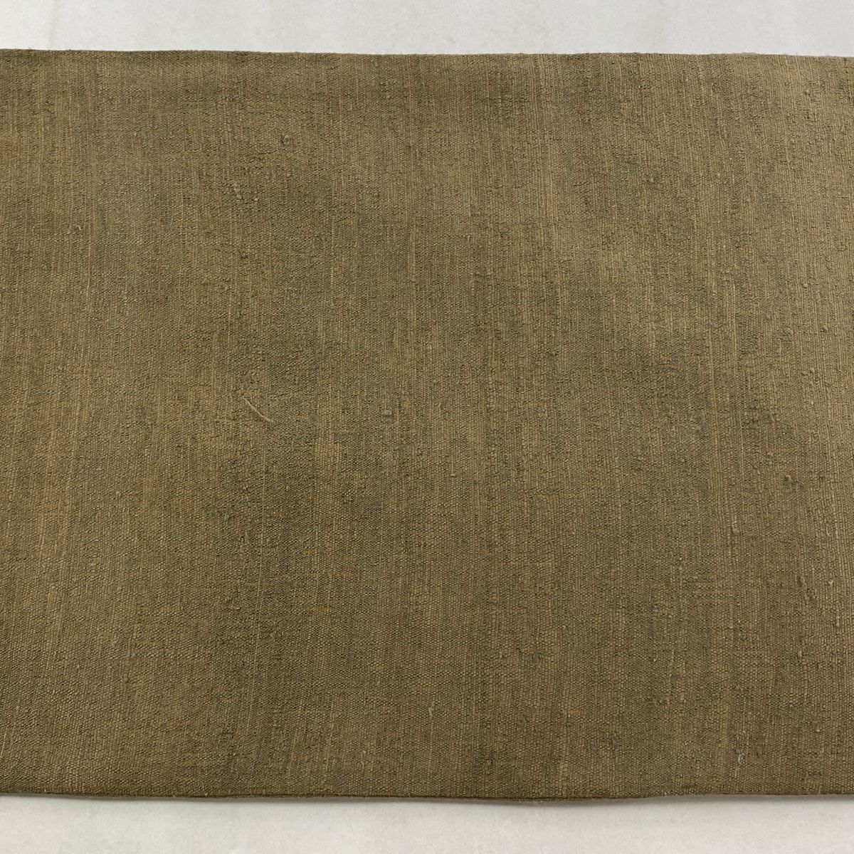  袋帯 秀品 華文 花鳥 刺繍 金糸 茶色 お太鼓柄 正絹 袋帯 帯