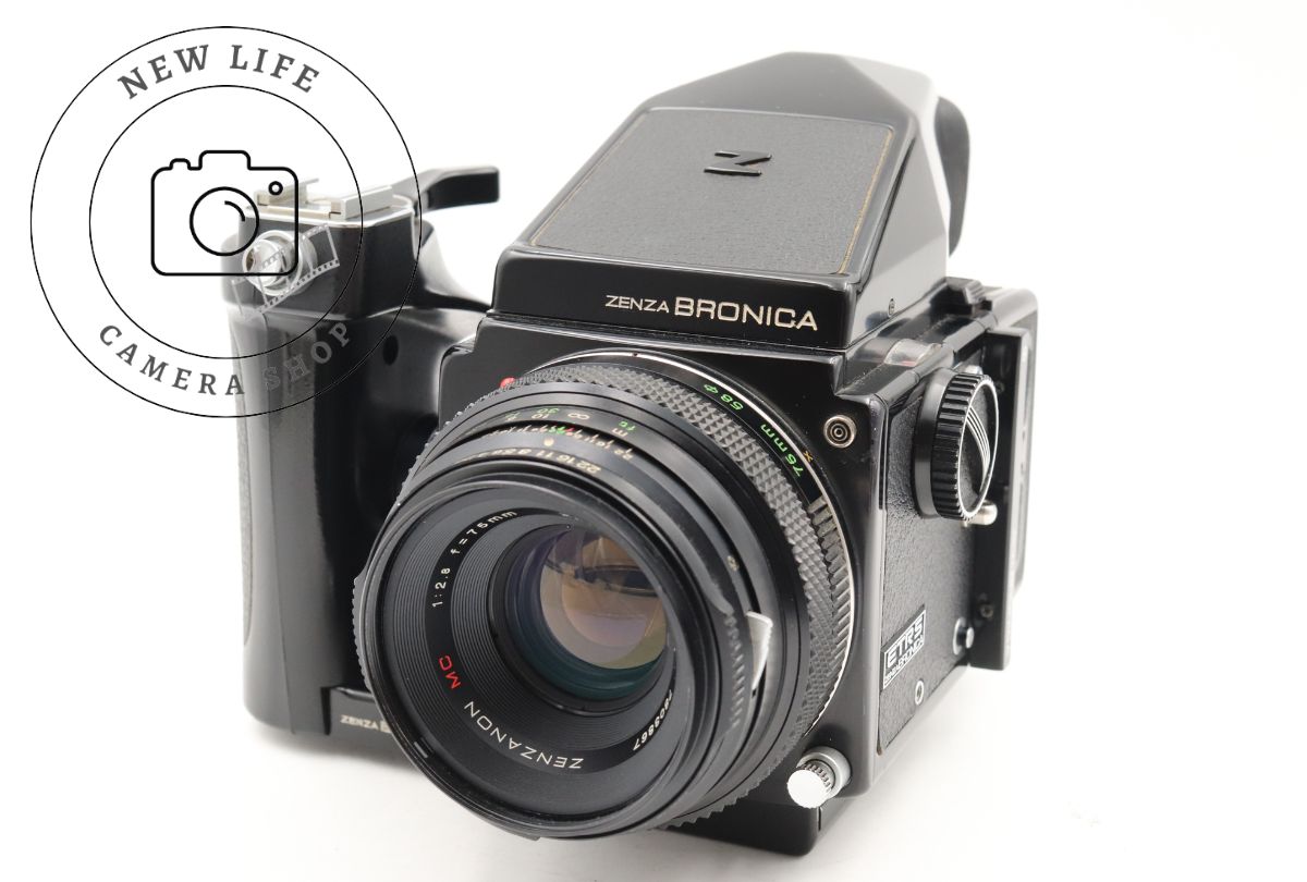 動作好調 ZENZA BRONICA ETR S ゼンザブロニカ ZENZANON MC 1 2.8 f 75mm 中判カメラ 10707 78