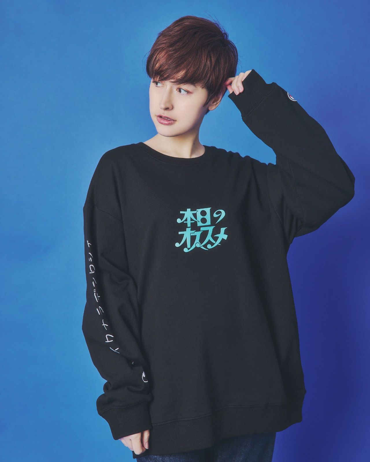 YOIDORE の クルーネックスウェット 845602 ブラック