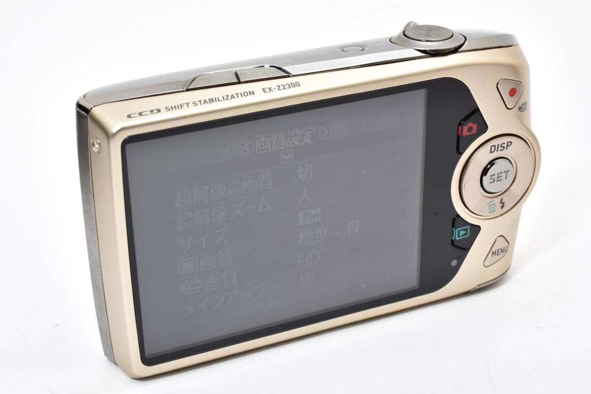  上品 カシオ CASIO EX Z 2300 ゴールド 元 き 822 コンパクトデジタルカメラ デジタルカメラ