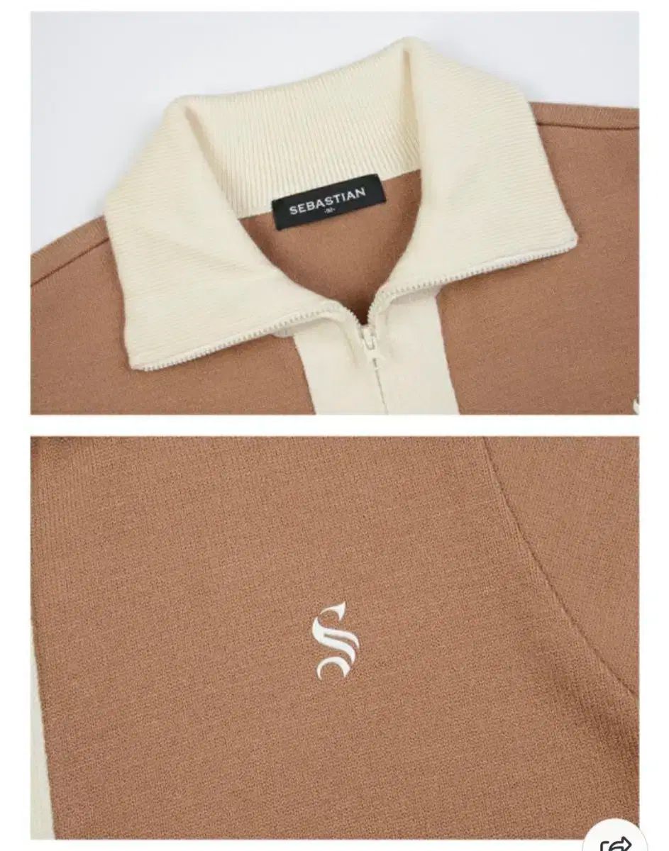 ニット ジップアップ