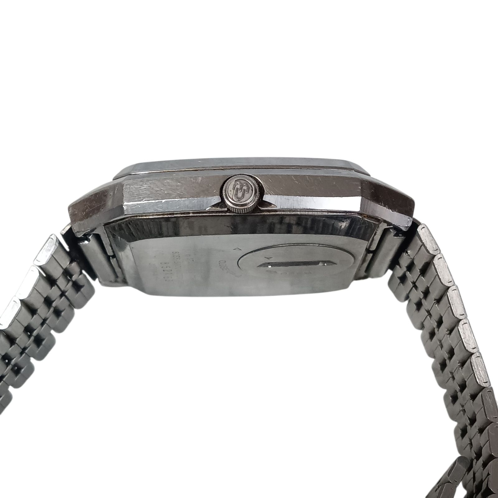  稼働 1112 2 SEIKO KING QUARTZ KQ セイコー キングクオーツ 5856 5000 メンズ腕時計 スクエア デイデイト 腕時計(クォーツ) 腕時計(アナログ)