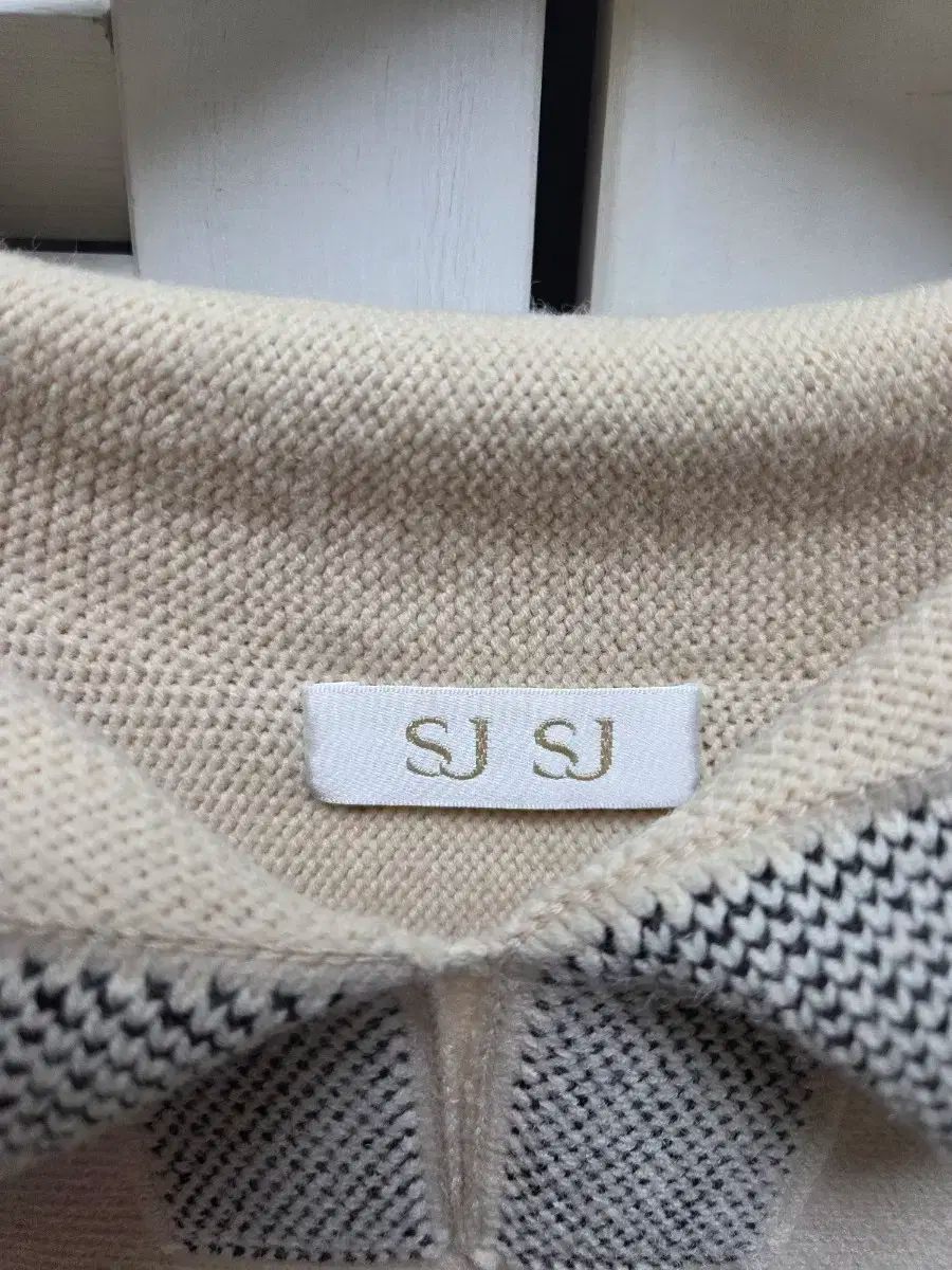 SJSJ ウール混 ブレンド ホールガーメント ネックニット