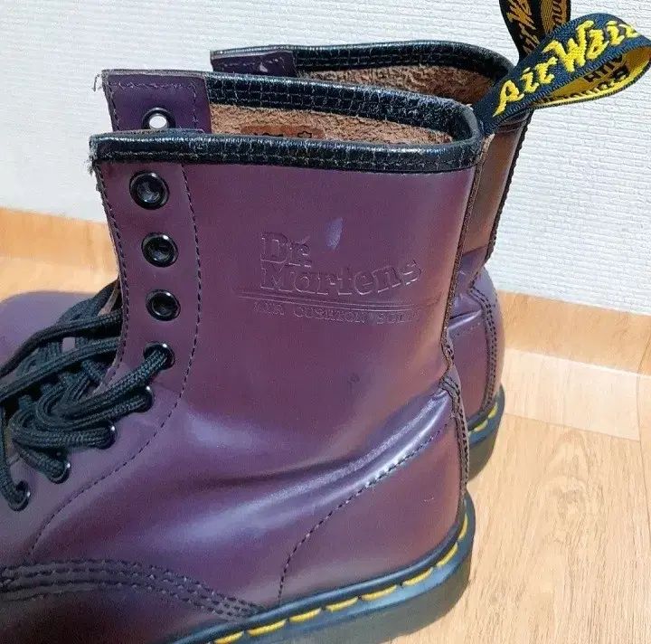 DR. MARTENS パープル 8ホール ブーツ
