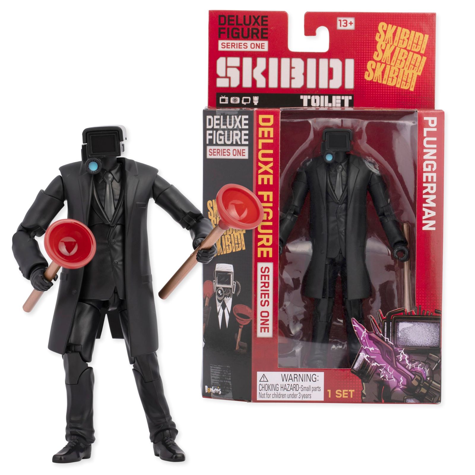 Skibidi トイレ デラックスフィギュア プランジャーマン コレクターフィギュア 公式ライセンス商品