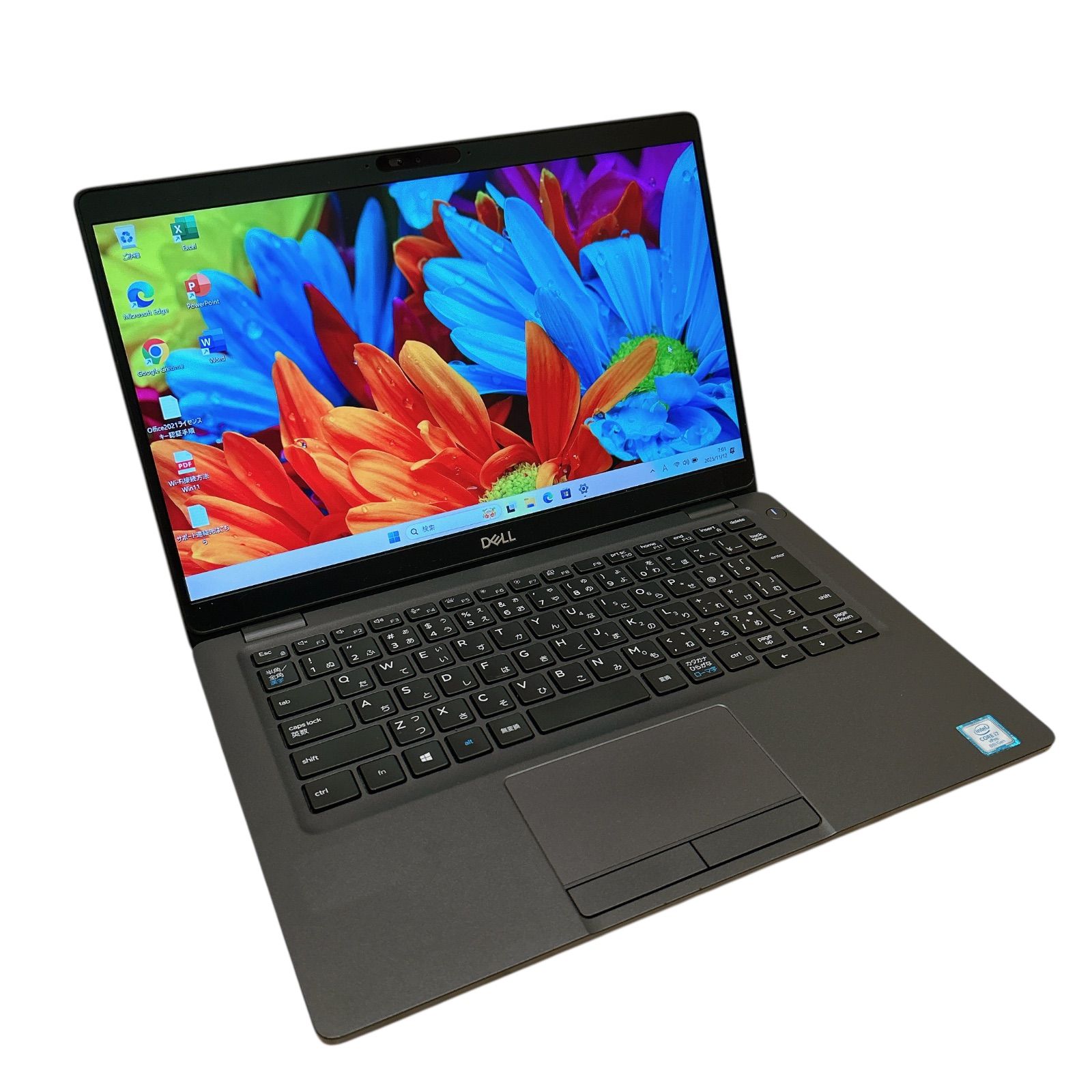 第8世代 Core i 7搭載 DELL Latitude 5300 13.3インチ ノートパソコン メモリ16 GB Windows 11 Pro Office 2021 正規ライセンス 軽量モデル 整備済み 在宅ワーク ビジネス 571