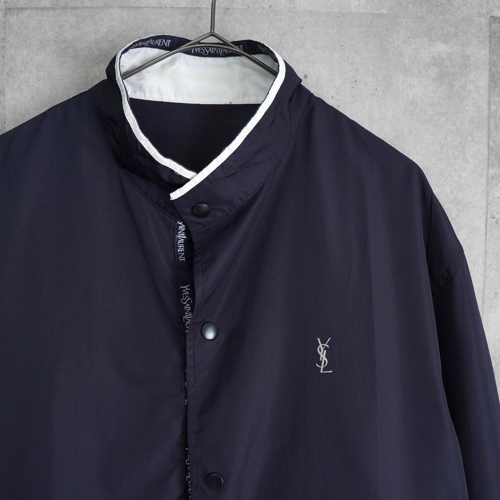 イヴ・サンローラン YSL ブルゾンジャケット イヴ サンローラン 1990's ヴィンテージ YSLロゴ 中綿ジャケット