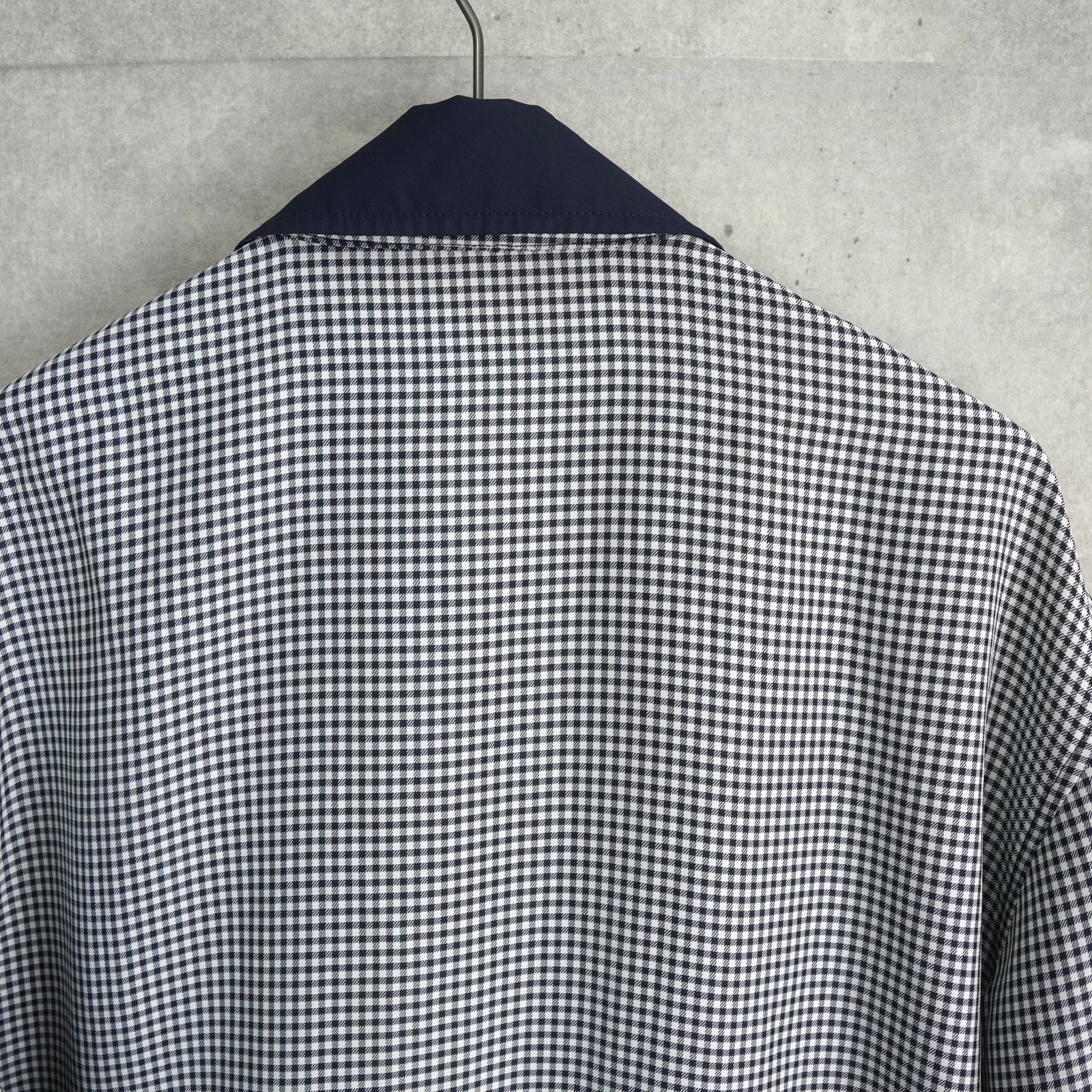 イヴ サンローラン ヴィンテージ YSLロゴ チェック柄 ブルゾン