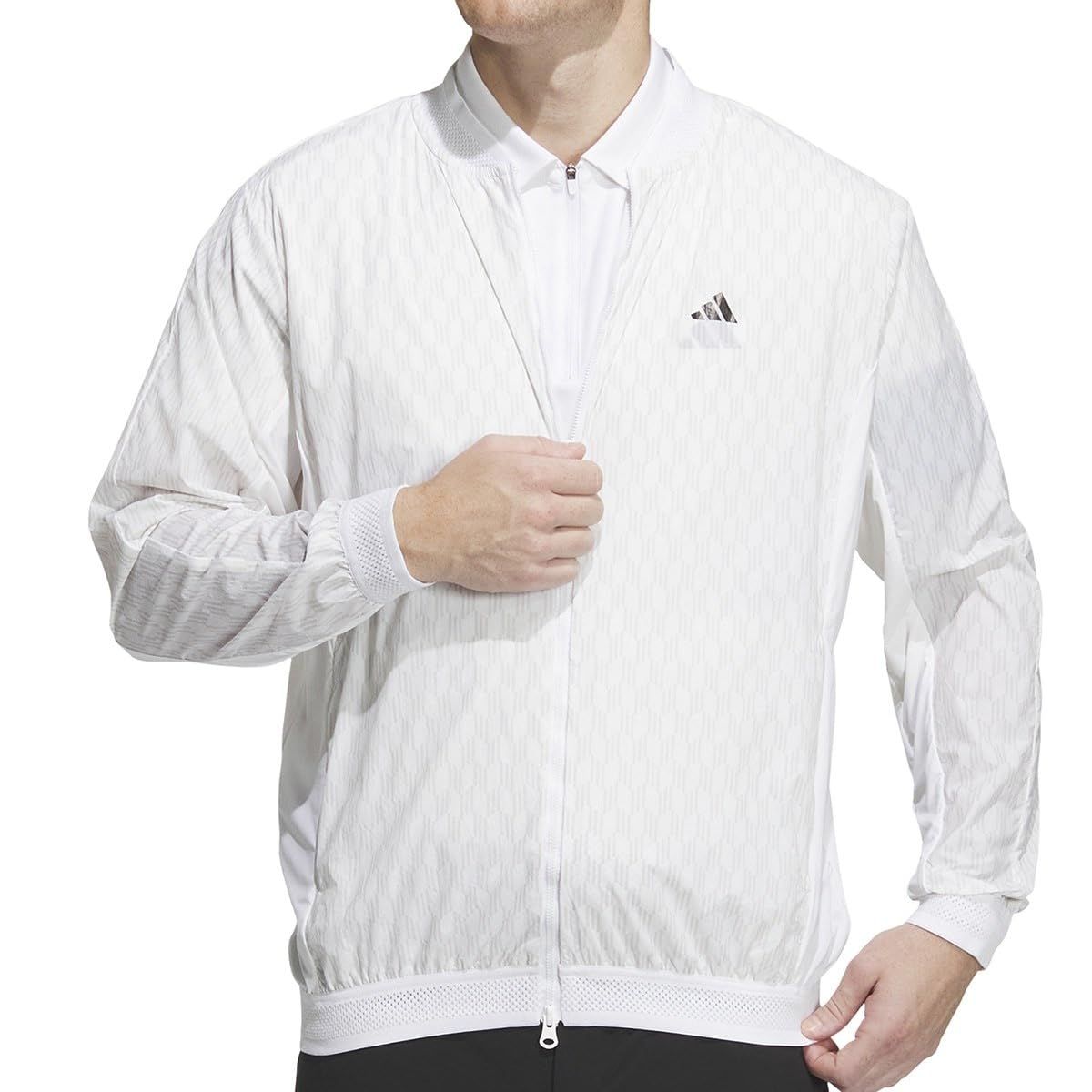 アディダスゴルフ ゴルフジャケット ULT365 軽量サイドストレッチジャケット メンズ ホワイト グレーワン ホワイト グレーワン Free Size