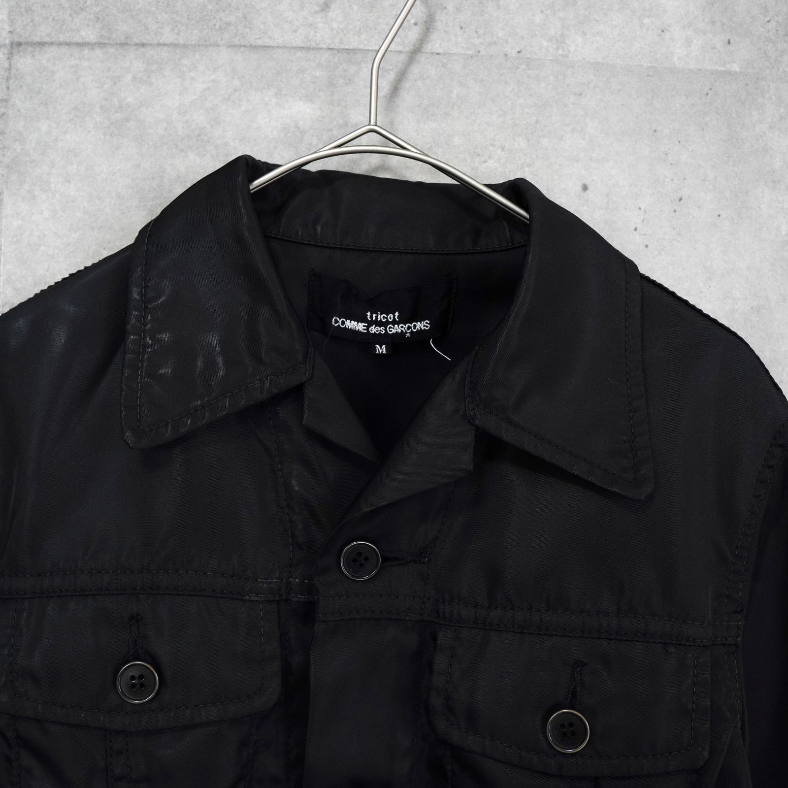 トリコ コムデギャルソン 2002年製 光沢 トラッカージャケット