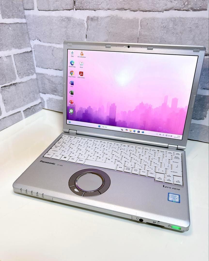 オフィス付き】 レッツノート 軽量 爆速SSD256GB メモリ8GB i5 初期