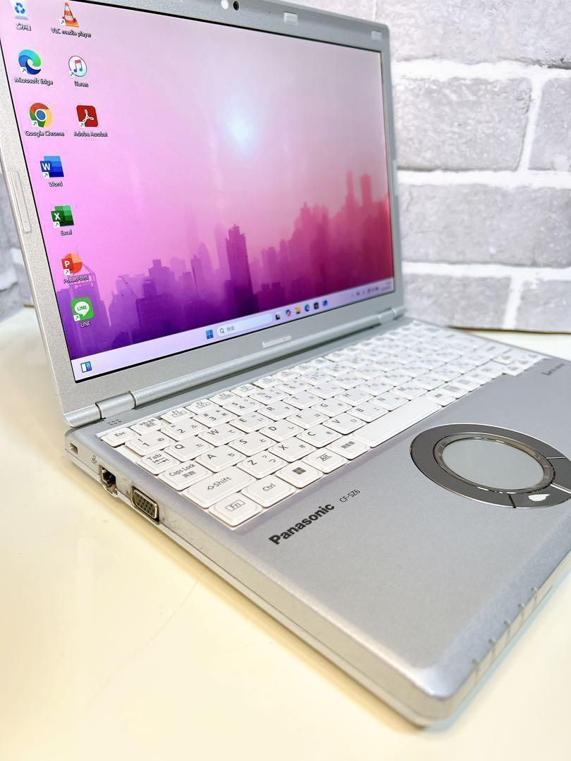 オフィス付き】 レッツノート 軽量 爆速SSD256GB メモリ8GB i5 初期