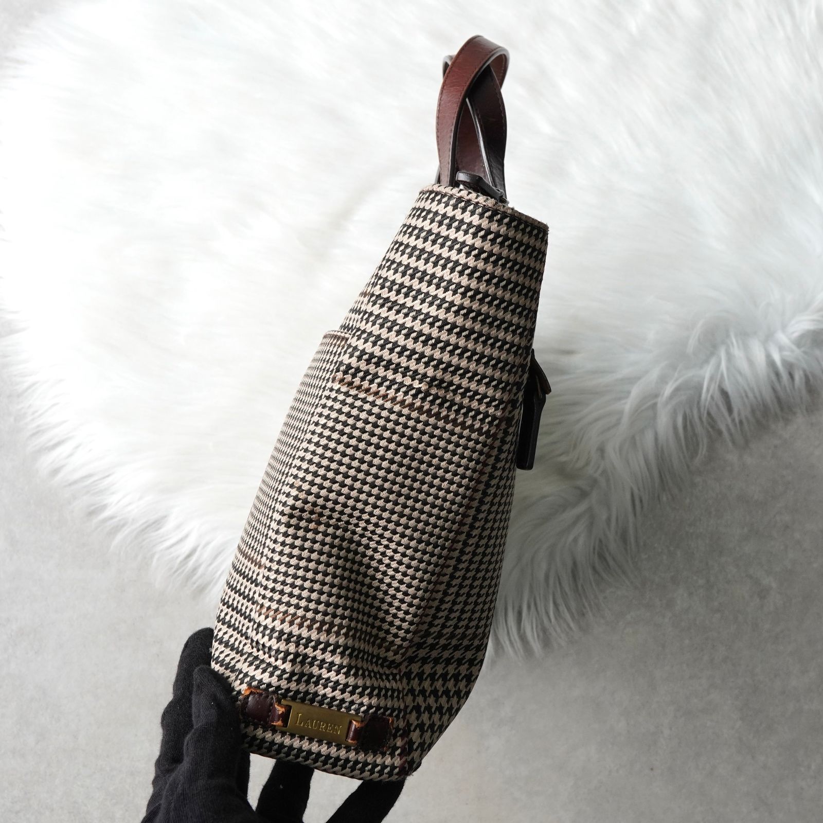 ナイロンキャンバス ハンドバッグ