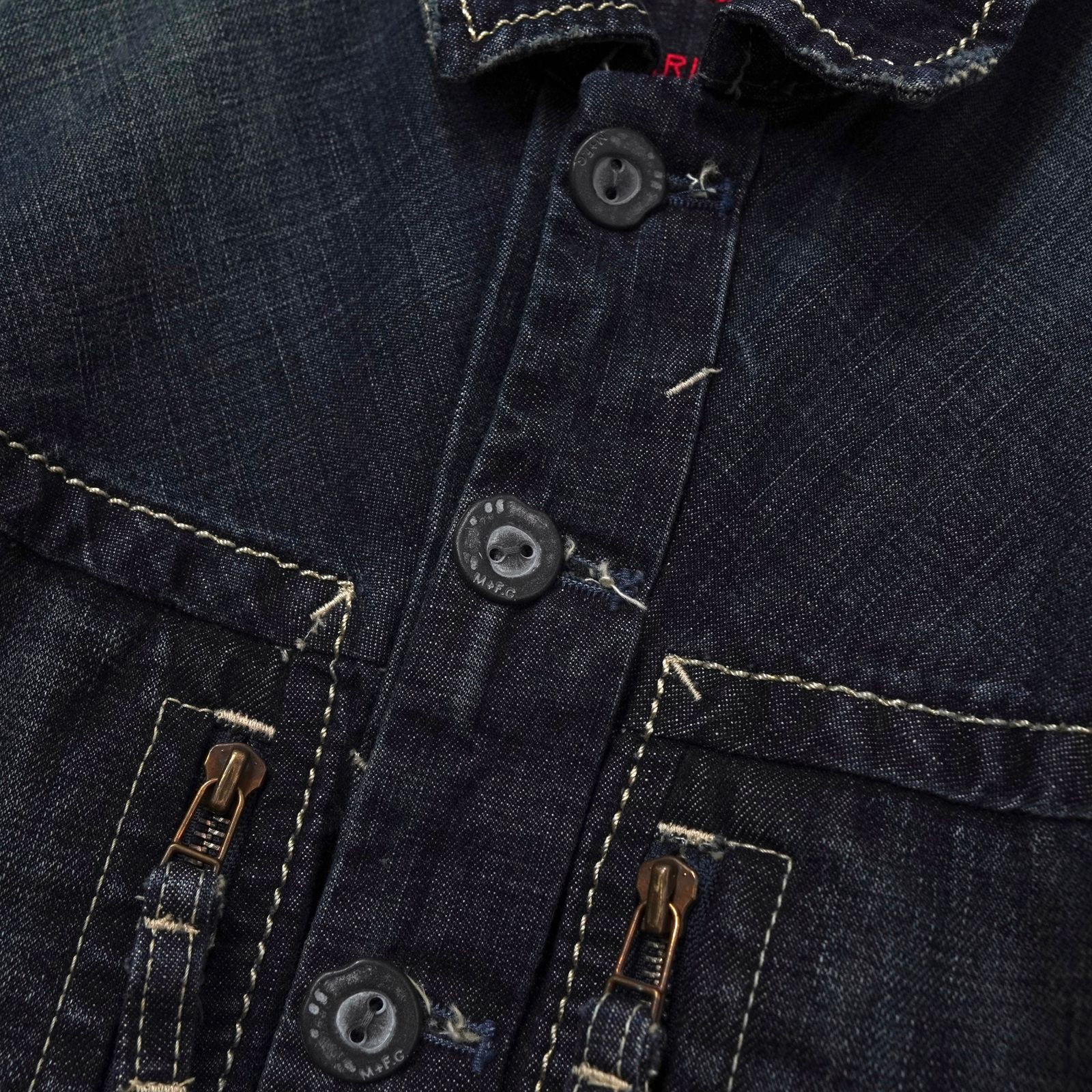 マリテ フランソワジルボー デニムジャケット インディゴ ブルー