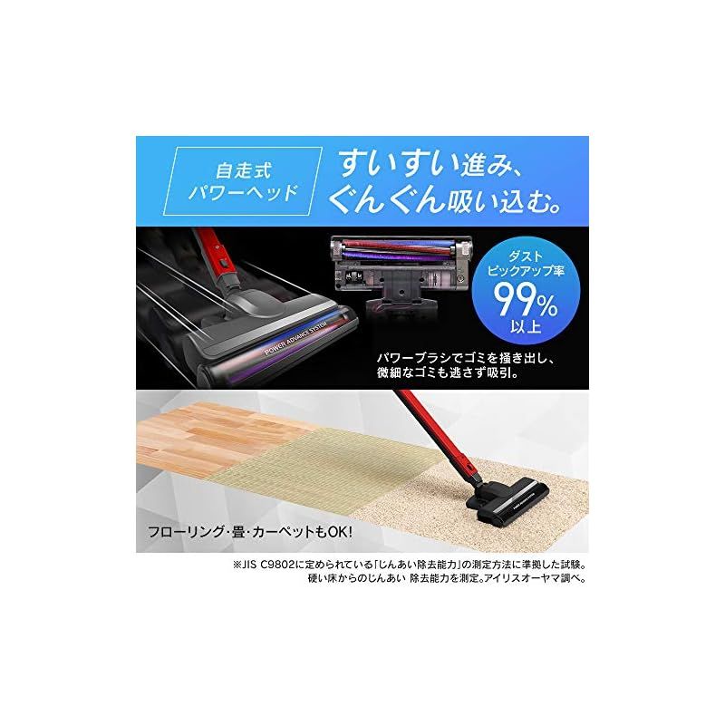 掃除機 アイリスオーヤマ キャニスティック スティッククリーナー 紙