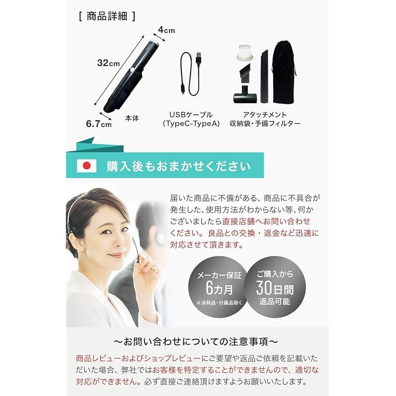 家電批評 年間ベストバイ受賞】MyStick Neo ハンディクリーナー 車用