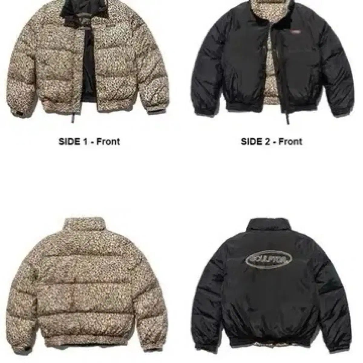 スカルプター レオパード リバーシブル ダウン size1 - メルカリ