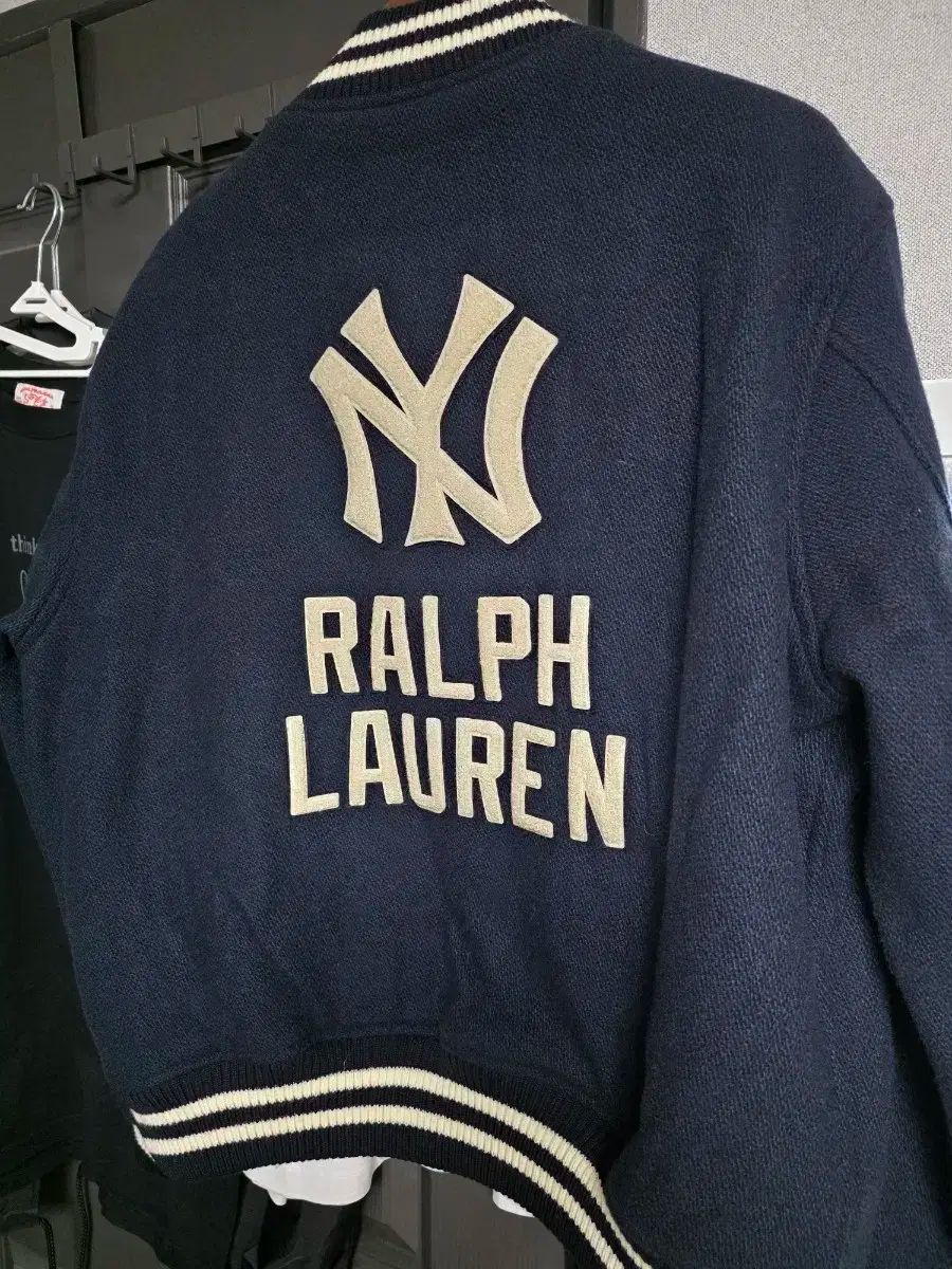 ポロラルフローレン NY ヤンキース ウール スタジャン XL