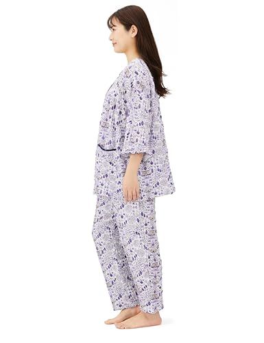 シャーリングダブルガーゼスプリングガーデンセットアップ