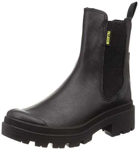 Palladium サイドゴアブーツ CHELSEA LTH レディース BLACK 001 23.0 cm