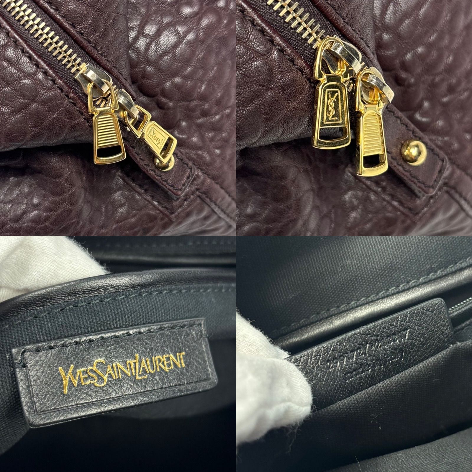 YVES SAINT LAURENT イヴサンローラン YSL イージー ボストンバッグ 