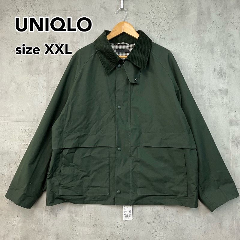 UNIQLO】 ユニクロ ユーティリティショートブルゾン XXL 57 Olive