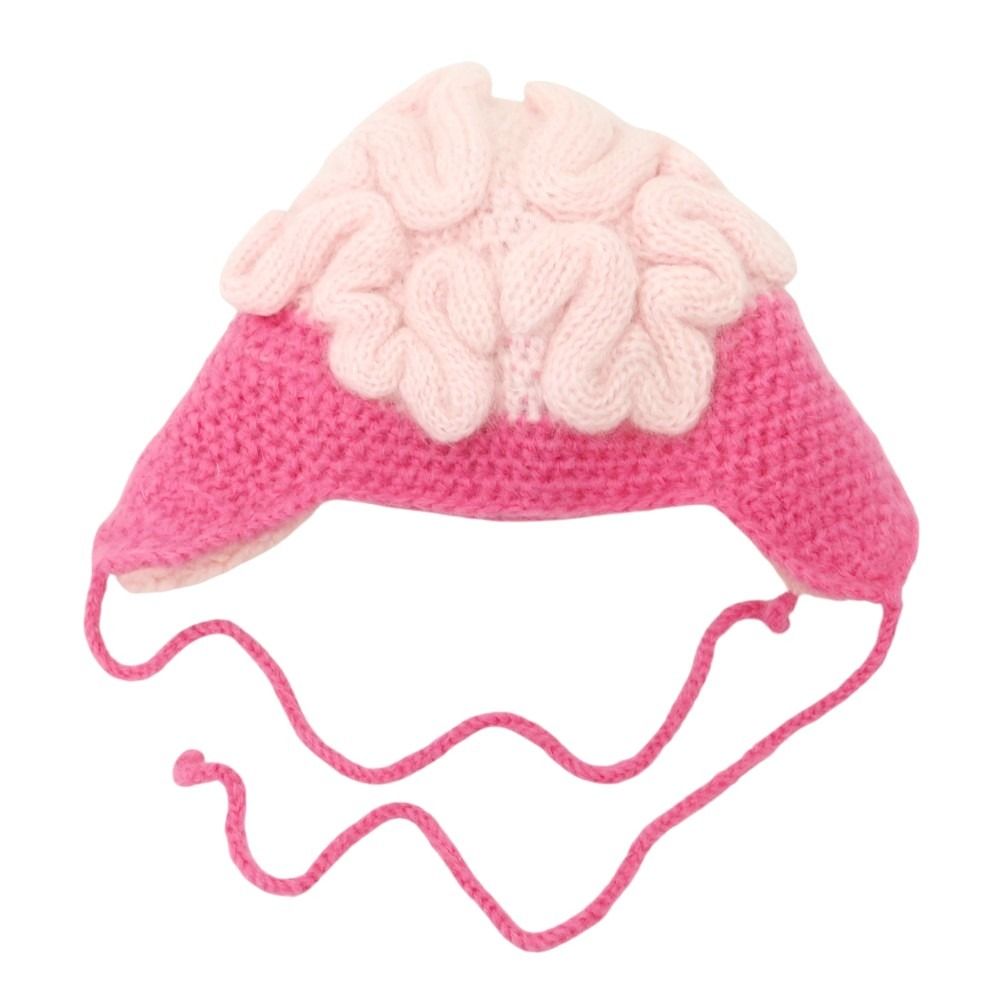 ナインティナイン パーセント イズ 99 IS- モヘヤナイロン ニットキャップ ピンク サイズF メンズ