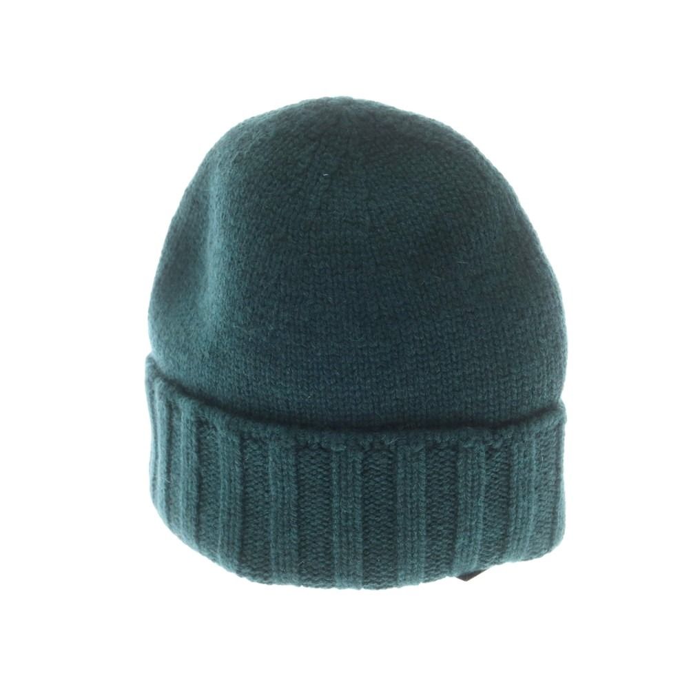 ドルモア DRUMOHR ミドルゲージカシミヤ ニットキャップ ダークグリーン メンズ