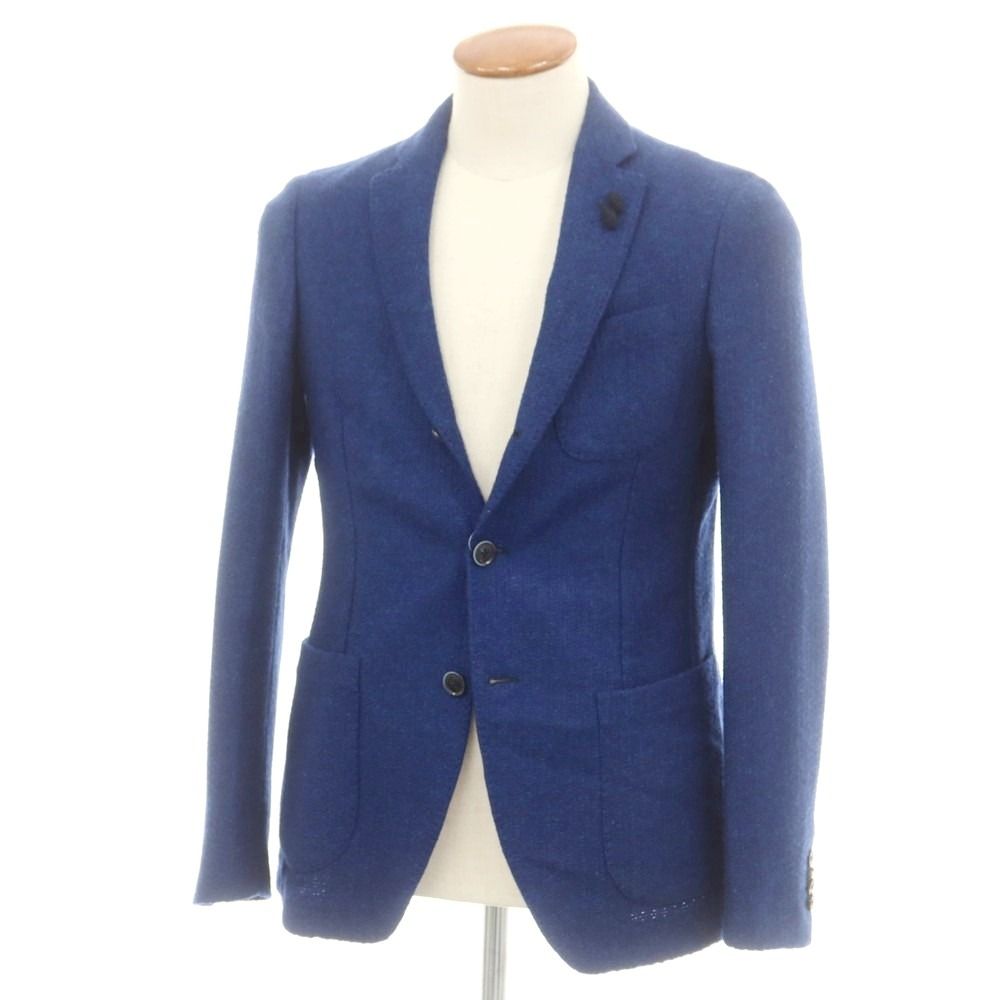 アルテア Altea ウール カジュアルジャケット ブルーネイビー サイズ46 メンズ