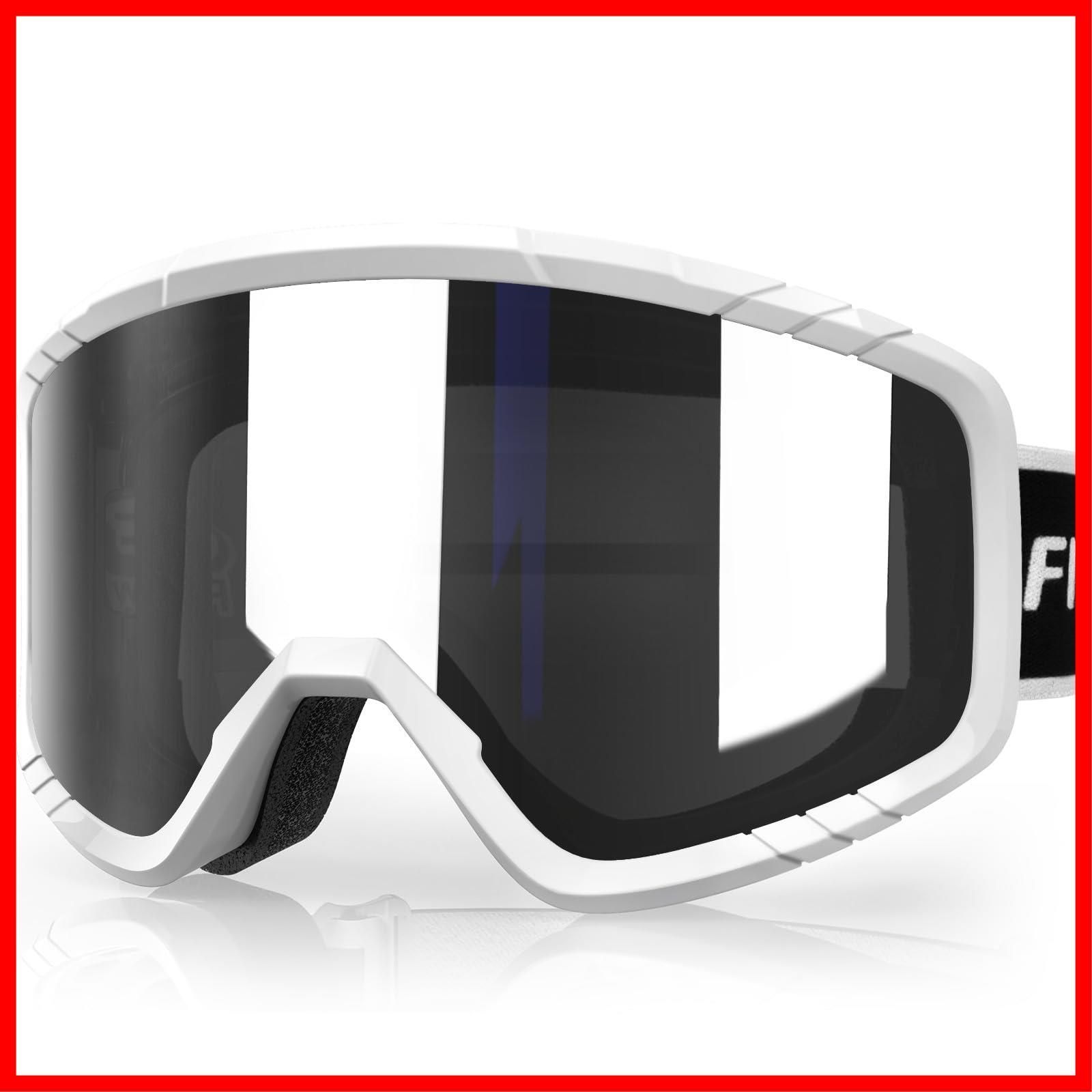 ラスト1点】スノーボードゴーグル OTG 眼鏡対応 広視野 ゴーグル