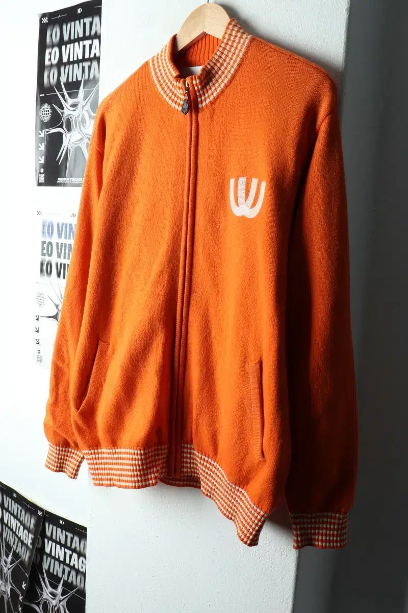 L XL エムユースポーツ ジップアップ ウィンドブレーカー アウター ジャケット ゴルフ ニット 15 BB 7